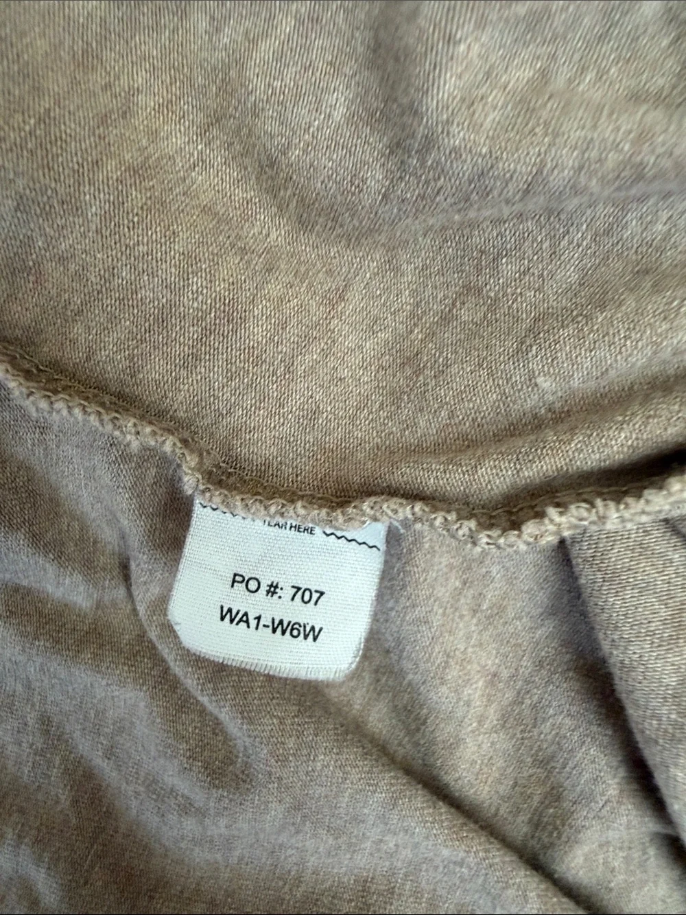 PACT Cool Stretch Organic Cotton Lounge Duster Robe in Oat Heather Sz S